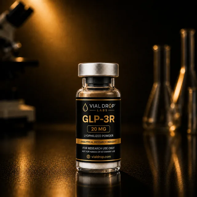 GLP-3R 20 mg — official Vial Drop Labs product image